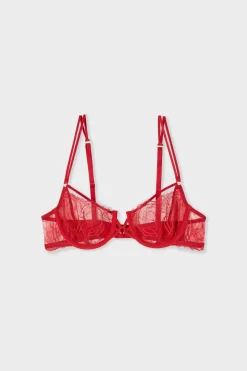 Sujetador N.9 - Balconnet de encaje con tirantes dobles