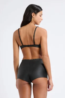 Sujetador N.9 - Balconnet de cuero