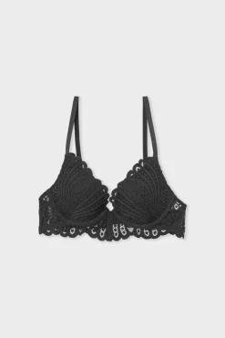 Sujetador N.2 - El push-up escote pronunciado con bordados