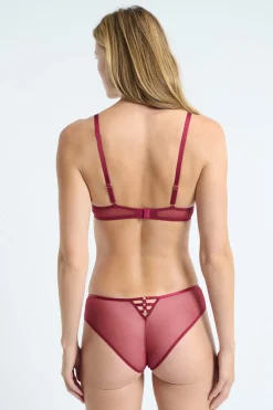 Sujetador N.2 - Push-up escotado con detalles bordados