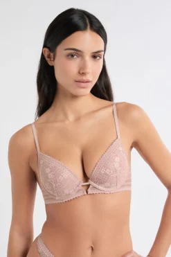 Sujetador N.2: sujetador el push-up escote pronunciado de encaje brillante