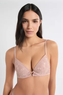 Sujetador N.2: sujetador el push-up escote pronunciado de encaje brillante