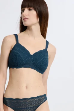 Sujetador post-mastectomía copa fina sin aros