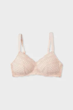 Sujetador post-mastectomía copa fina sin aros