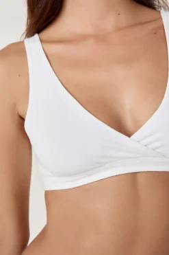 Sujetador reversible de algodón orgánico elástico