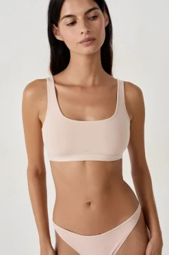 Sujetador reversible de algodón orgánico elástico