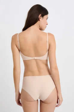 Sujetador sin aros de copa fina para escote bajo