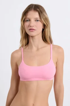 Sujetador sin aros de microfibra