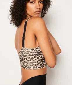 Sujetador sin aros 24h leopardo