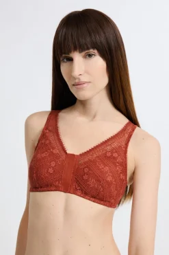 Sujetador sin aros post-mastectomía con abertura delantera