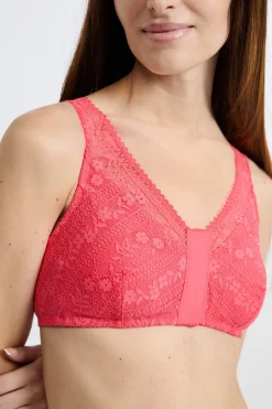 Sujetador sin aros post-mastectomía con abertura delantera