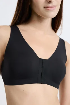 Sujetador sin aros post-mastectomía con abertura delantera