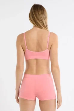 Sujetador sin costuras con algodón