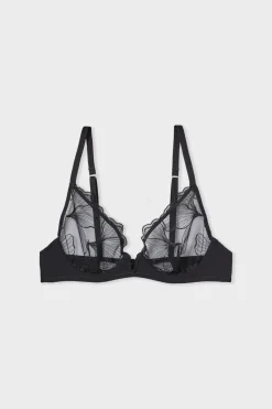 Sujetador sin relleno de encaje