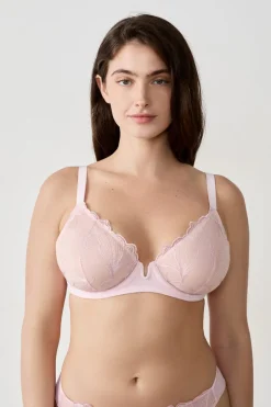 Sujetador sin relleno de encaje