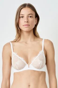 Sujetador sin relleno de encaje