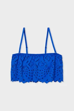 Sujetador sin tirantes de encaje con tirantes removibles