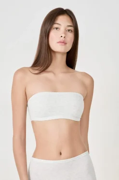 Sujetador sin tirantes sin aros de algodón orgánico elástico