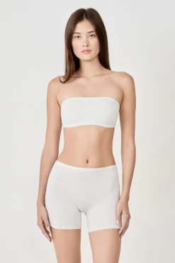 Sujetador sin tirantes sin aros de algodón orgánico elástico