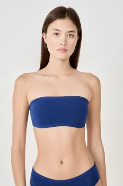 Sujetador sin tirantes sin aros de algodón orgánico elástico