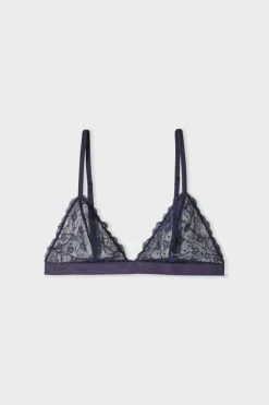 Sujetador triangular de encaje