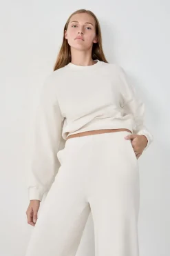 Suéter de manga larga de algodón