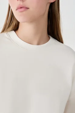 Suéter de manga larga de algodón