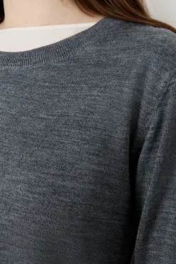 Suéter de manga larga de lana