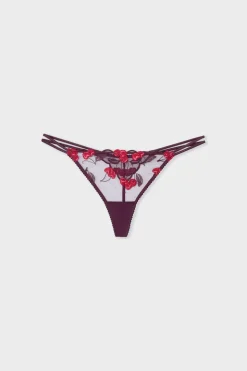 Tanga con estampado de cerezas