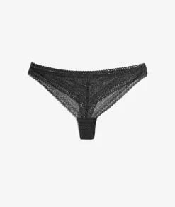 Tanga de encaje gráfico