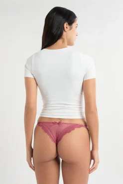 Tanga de tul y encaje