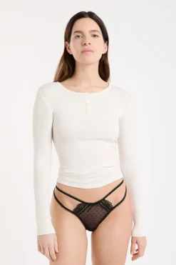 Tanga de tul y encaje