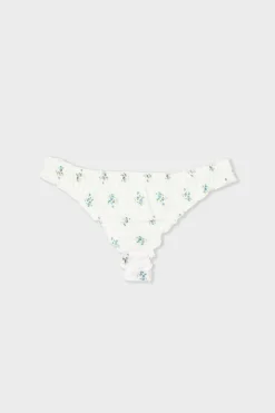 Tanga satinado estampado