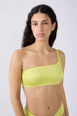 Top bikini asimétrico