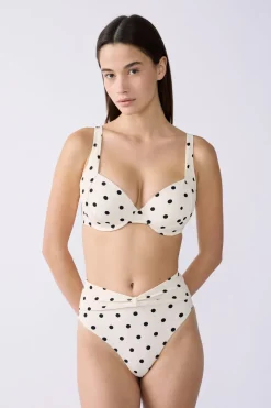 Top bikini balconet de lunares