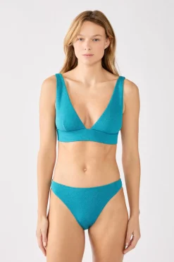 Top bikini triangular