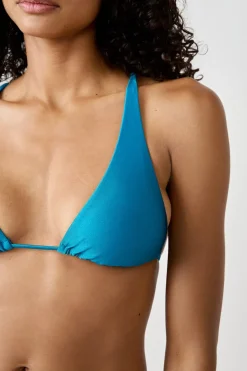 Top bikini triangular