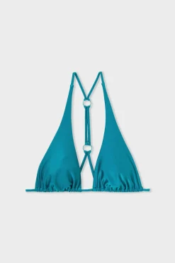 Top bikini triangular