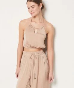 Top camisola satinado