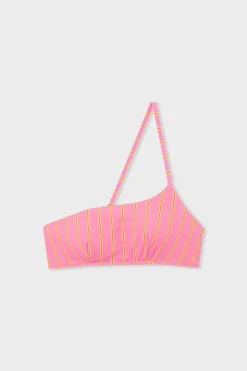 Top de bikini asimétrico