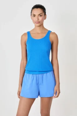 Top de tirantes de algodón