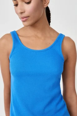 Top de tirantes de algodón