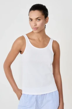 Top de tirantes de algodón