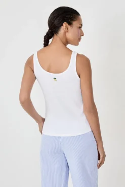 Top de tirantes de algodón