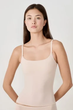 Top de tirantes de microfibra