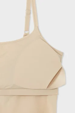 Top de tirantes de microfibra