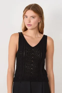 Top de tirantes de punto