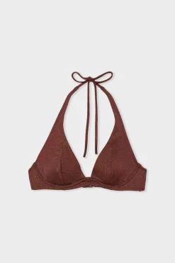 Triángulo con aros top de bikini