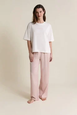 T-shirt de pyjama manches courtes en coton