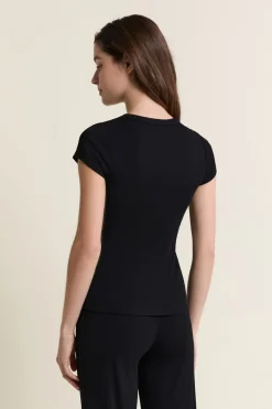 T-shirt de pyjama manches courtes avec coton